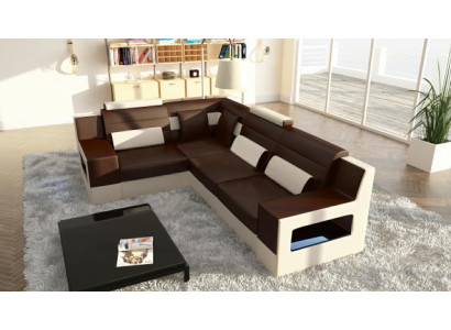 Wohnlandschaft Sofa + USB,Polster Ecke Ecksofa Garnitur Textil Stoff Leder Sofas