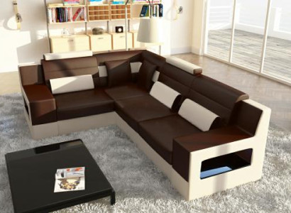 Wohnlandschaft Sofa + USB,Polster Ecke Ecksofa Garnitur Textil Stoff Leder Sofas