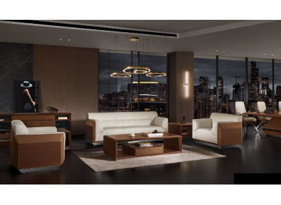 Sofagarnitur 3+1+1 Sitzer Set Design Sofas Polster Couchen Leder Relax