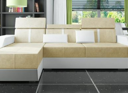 Stoffsofa Ecksofa Textilsofa Sofa + USB Textil Stoff Wohnlandschaft Polster Neu