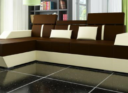 Ledersofa Wohnlandschaft Couch Sofa Ecksofa mit USB, Ledercouch Polster Ecke