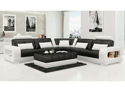 LEDERSOFA SOFA ECKCOUCH ECKSOFA SOFAGARNITUR DESIGNER COUCH WOHNLANDSCHAFT