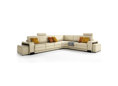 Eleganz für Ihr Zuhause Neues L-Form Ecksofa in modernem Beige