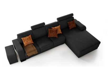 Exklusives Leder-Ecksofa Stilvolles Design für zeitlose Eleganz