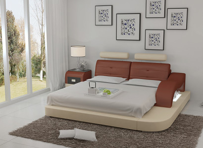 Designer Bett Polsterbett Luxusbett Doppelbett Ehebett Betten 140/160/180 cm
