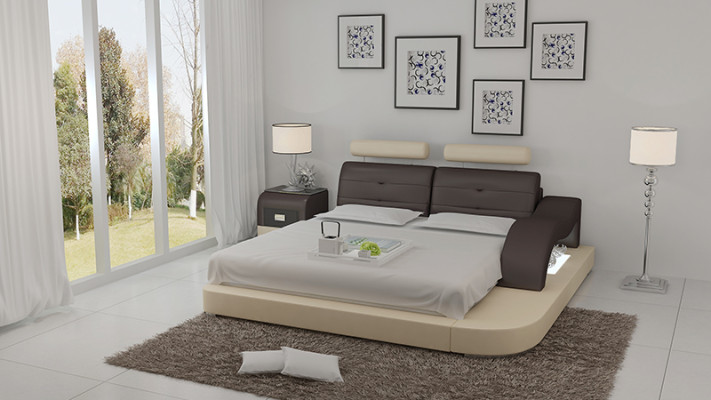 Designer Bett Polsterbett Luxusbett Doppelbett Ehebett Betten 140/160/180 cm