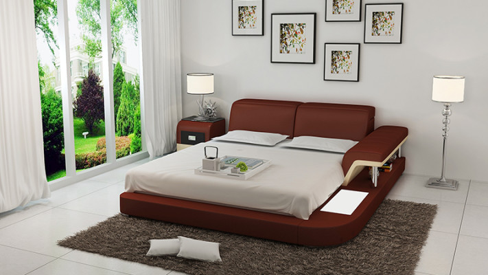 Designer Bett Polsterbett Luxusbett Doppelbett Ehebett Betten 140/160/180 cm