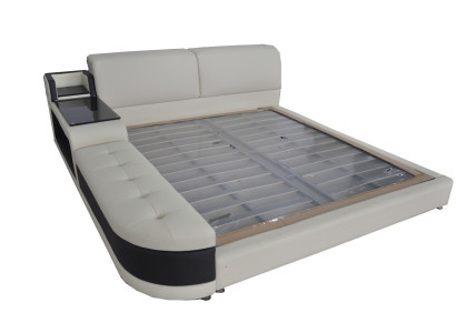 Design Luxus Bett Polster Ehe Moderne Leder Hotel Betten 140/160/180/200