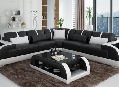 Wohnlandschaft Ecksofa Designer Sofa Eckcouch Polster Sitz Ecke Neu Rodos SW