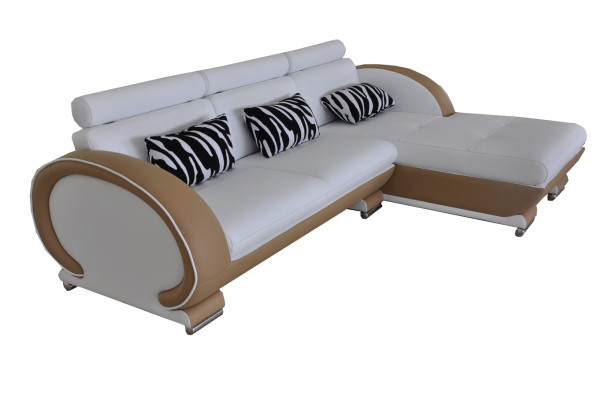 Eck Sofa Leder Couch Eck Garnitur Wohn Ecke Landschaft L Form Design Polster Neu