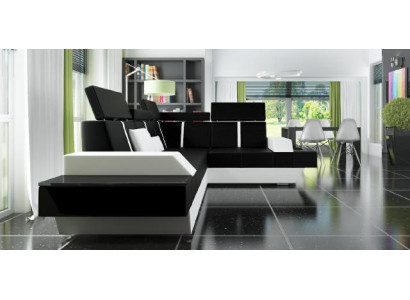 Designer Ledersofa Wohnlandschaft Polster Couch Sofa Ecksofa Eckcouch Ledercouch