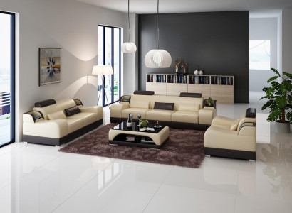 Dreisitzer Couch Polster Design Sofa 3er Sitz Moderne Sofas Zimmer Möbel