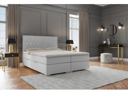 Boxspring Bett Hotel Design Samt Luxus Betten Polster Bettkasten Funktion Doppel