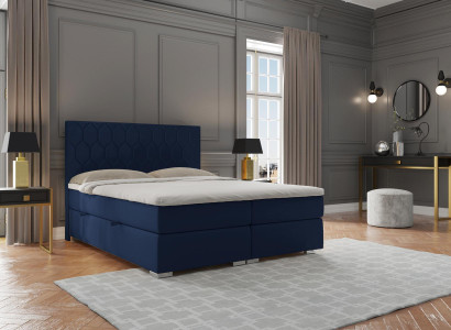 Boxspring Bett Hotel Design Samt Luxus Betten Polster Bettkasten Funktion Doppel