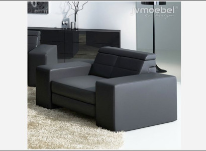 Design Wohnzimmer Leder Couch Sessel 1 Sitzer Polster Sofas Lounge Club Möbel