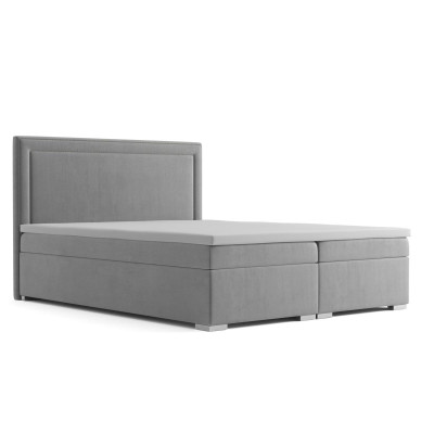 Boxspring Design Bett Hotel Doppel Betten Luxus Polster Kasten Funktion Samt Neu
