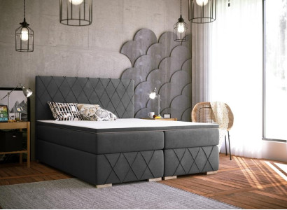 Doppel Bett Komplett Set Matratze Boxspring Topper Betten Funktion Kasten Hotel