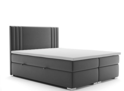 Boxspring Bett Doppel Hotel Komplett Set Matratze Topper Betten Funktion Kasten