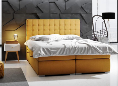 Boxspring Bett Hotel Doppel 160x200 cm Luxus Betten Polster Bettkasten Funktion