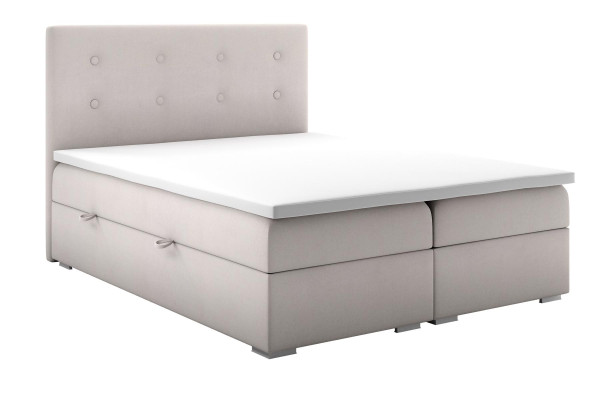Bett Kasten Funktion Boxspring Hotel Doppel Komplett Set Topper Matratze Betten