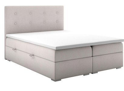Bett Kasten Funktion Boxspring Hotel Doppel Komplett Set Topper Matratze Betten
