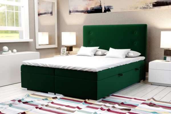 Boxspring Bett Hotel Doppel Komplett Set Matratze Topper Betten Funktion Kasten
