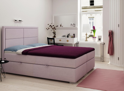 Boxspring Bett Hotel Doppel Komplett Set Matratze Topper Betten Funktion Kasten