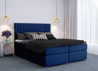 Moderne Boxspring Betten Hotel Doppel Luxus Bett Polster Kasten Funktion Stoff