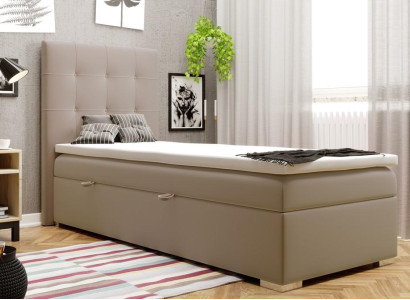 Luxus Boxspring Bett Hotel Betten Polster Funktion Bettkasten 90x200cm