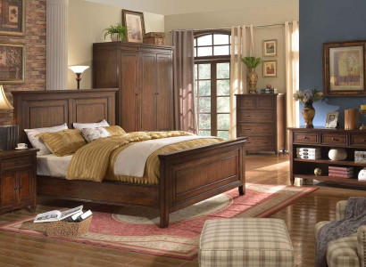 Bett Nachttisch Kleiderschrank 7 tlg.Schlafzimmer Design Luxus Set Betten Sets