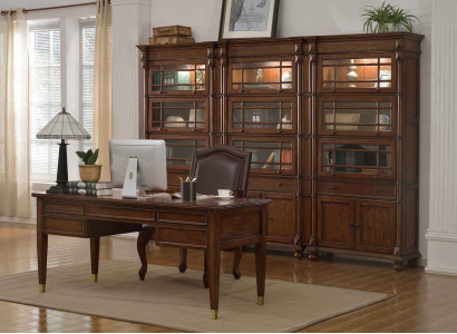 Schreibtisch Set Büro Garnitur tisch Chef Sessel Schrank Einrichtung Neu 5tlg.