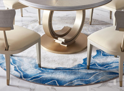 Design Rund Tisch 4x Stühle Ess Zimmer Sitz Runde Tische Garnitur Holz