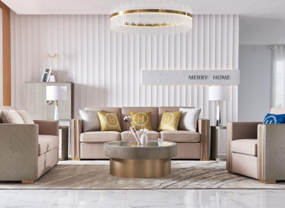 Design Einrichtung Möbel Sofagarnitur 3+2 Sitzer Couch Polster Set