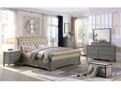 Schlafzimmer Möbel Komplette Sets Bett Nachttisch Kleiderschrank Tisch Neu 3tlg.