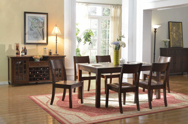 Esstisch 6x Stühle Weinschrank 8tlg. Esszimmer Set Gruppe Garnitur Tisch