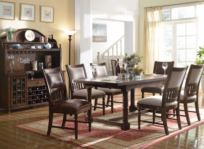 Esstisch Sitzgarnitur Tisch 6 Stühle Stuhl Set Esszimmer Design Garnituren