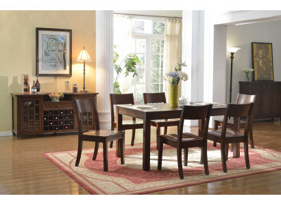 Esstischset 6x Stühle Esstischset Gruppe Holztische 7tlg