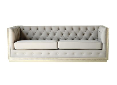Chesterfield Wohnzimmer Sofas Italienisch Sofa Couch 3 Sitzer 220 cm Polsterung