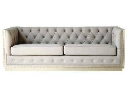 Chesterfield Wohnzimmer Sofas Italienisch Sofa Couch 3 Sitzer 220 cm Polsterung