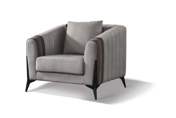 Sofagarnitur Wohnlandschaft Sofas Couchen Polster Stoffsofa 3+1 Sitzer
