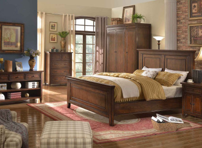 Bett + 2x Nachttisch 3 tlg. Schlafzimmer Set Designer Luxus Schlafzimmer Sets