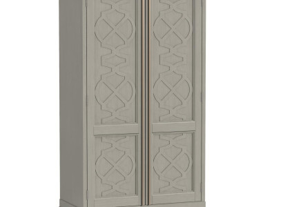 Schränke Holz Garderobe Möbel Design Kleiderschrank 2-türiger Holz