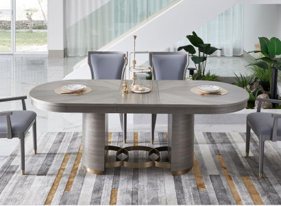 Designer 4x Stuhl Set Esszimmer Lehn Polster Sitz Stühle Garnitur Komplett