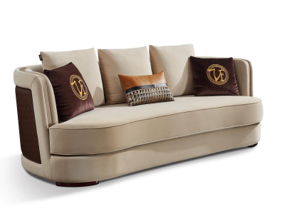 Designer Sofa Couch Polster Sofas Couchen Leder Neu 3 Sitzer Dreisitzer