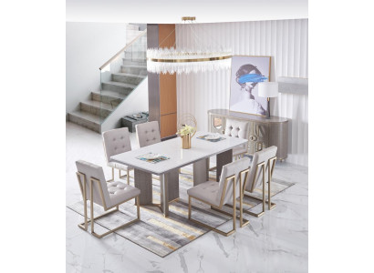 Esszimmer Tisch Designer Luxus Möbel Holz Tische 180x90cm Wohnzimmer