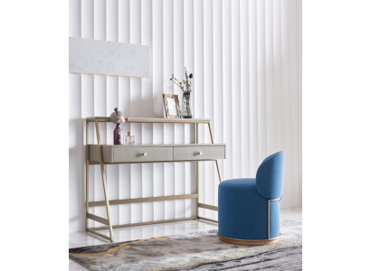 Schminktisch + Sessel Schminktisch Kosmetik Tisch Spiegel Kommode