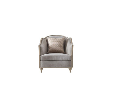 Sessel Hotel Polster Stühle Wohnzimmer Moderner Sessel italienischer Stil