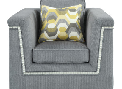 Luxus Design Möbel Stühle Moderner Design Sessel Textil Wohnzimmer