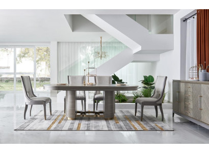 Esszimmer Tisch Designer Luxus Möbel Holz Tische 221x95cm Wohnzimmer