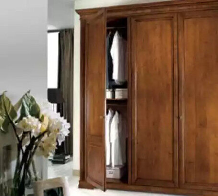 Kleiderschrank Schrank Luxus Holz Design Möbel Schlafzimmer Braun Neu